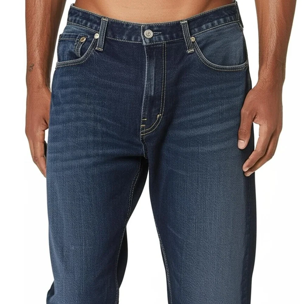 Levi's 559 Jeans Men's Size W42‎ L30 Blue Denim Mid-Rise Classic Casual Rugged